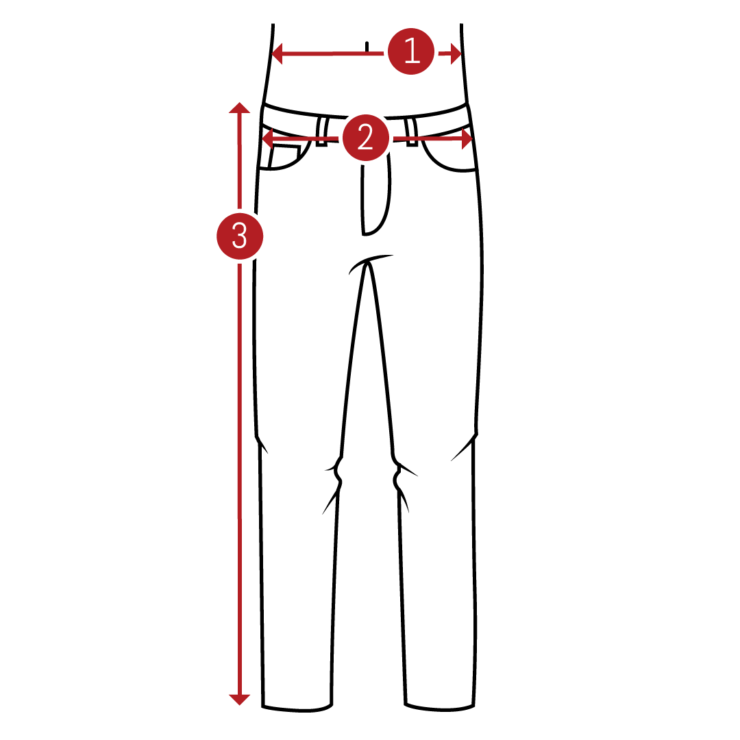 Size chart trousers